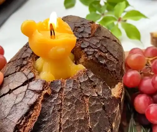 Jedlá gurmánská svíčka
