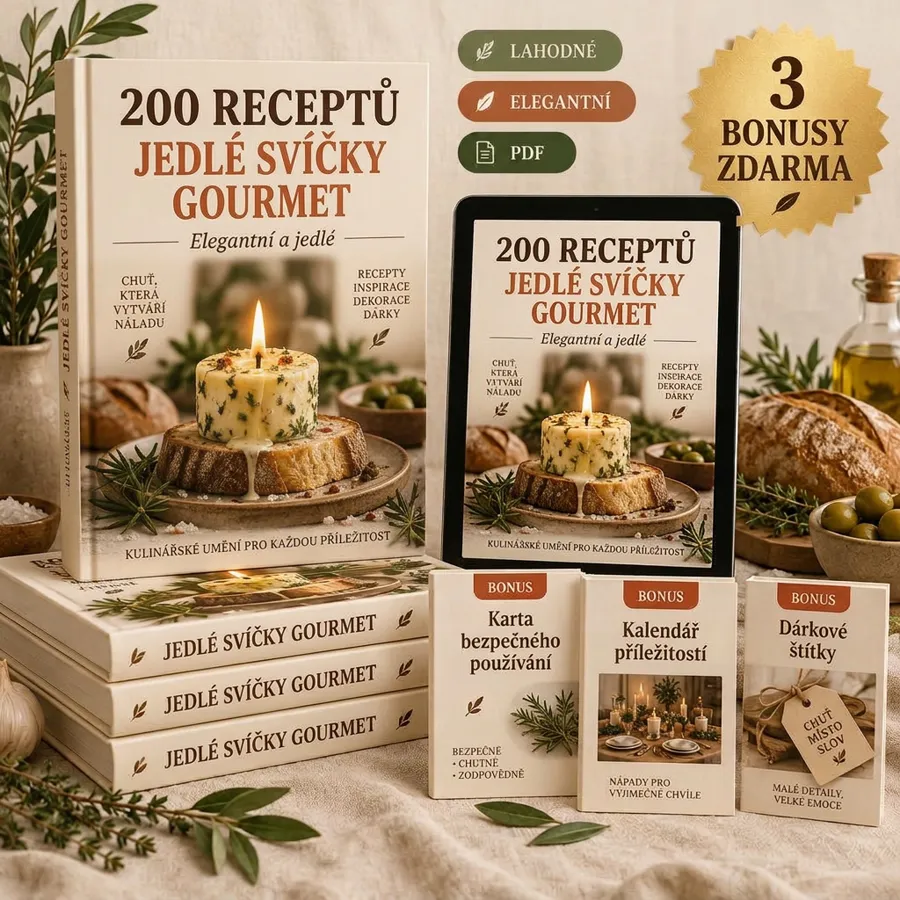 Jedlé Svíčky Gourmet — 200 Receptů